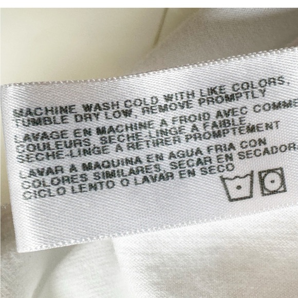 AG Adriano Goldschmied Henson V-Neck Cotton Tee XS - Picture 7 of 8